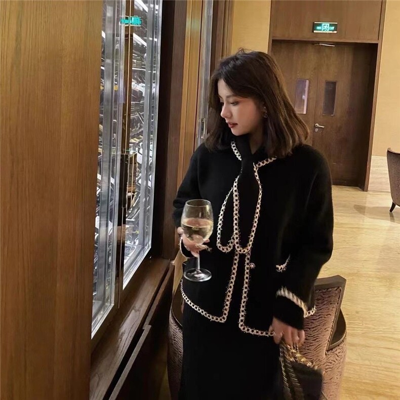 新款兔耳朵水晶貂外套，黑白两个色，有质感，其它，CHERRY·印