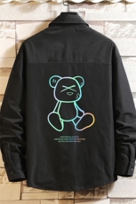 CS15139-P38加绒款-P48长袖衬衫男士大码宽松衬衣男寸衫砖墙，男装衬衫，电商A040A