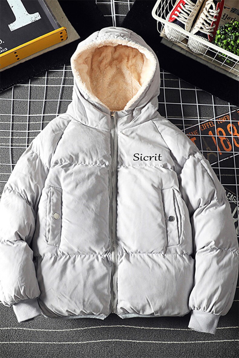 MY16098-P100加厚加绒连帽衣男大码服男面包服男,男装棉衣,电商A040A