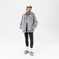 2025春模特牛仔水洗外套--3805，男装夹克，电商S012（CATTEE）