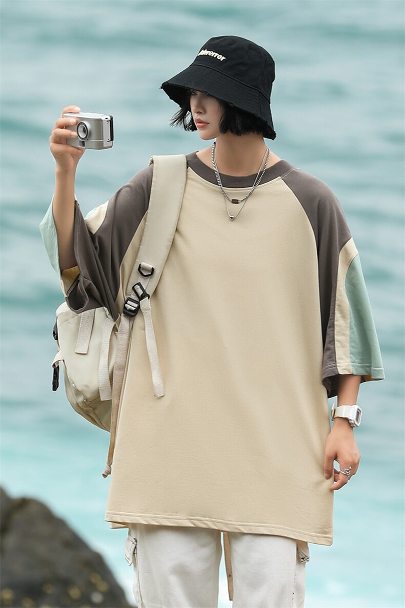 露营海电商A188-DT7901-TP35200克小毛圈50棉50纤维T恤控59,男装T恤,电商A188