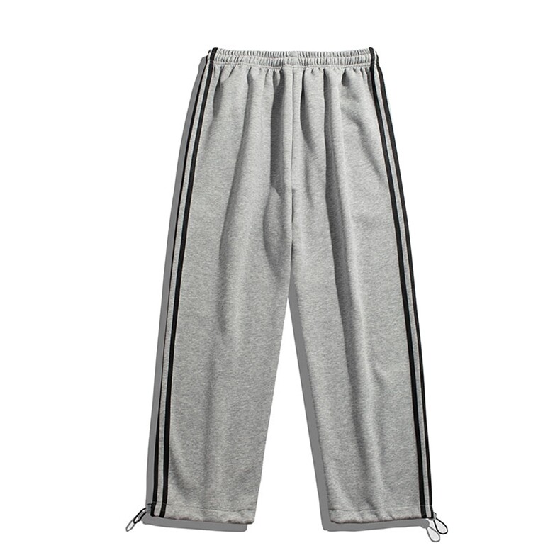 港风条纹休闲裤男包边包条宽松大码束脚卫裤XZ214-8KP700P35,男装休闲裤,星座1204-3