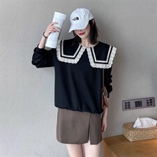 秋装新款韩版洋气卫衣，女装卫衣/绒衫，依露奇