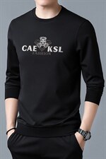 SXL2602秋季新款2023年男士休闲圆领卫衣长袖套头外套时尚T恤P62，男装卫衣，电商B360