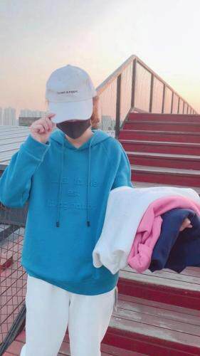 春款戴帽卫衣，女装卫衣/绒衫，E·贝空间