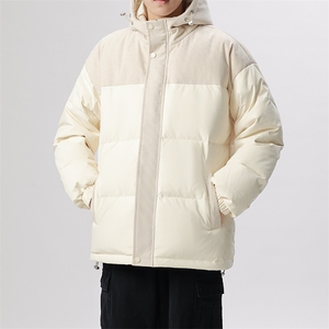 羽绒服男女同款冬季时尚百搭50%灰鸭绒连帽厚外套YR9008-P130图片