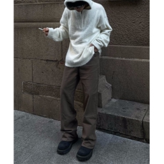 不拿货棕色咖色牛仔裤男微喇叭cleanfit裤子-KZA30-P55，男装牛仔裤，星座1007（原301D）