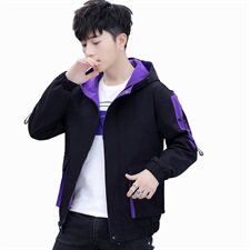 秋季工装原创夹克男连帽韩版薄款衣服短款青年男外套JK067-P70，男装夹克，星座1206（原A206）
