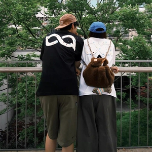 万针全刺绣工艺抖音得物高品质260克重磅纯棉双纱美式高街短袖T恤图片