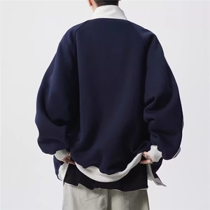 气质开衫百搭潮流新款美式拼接痞帅外套男高街翻领夹克JKA22-P55图片