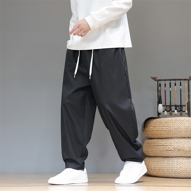 XZ221-6-K31-P55风秋冬新款休闲裤男宽松长裤加厚裤子，男装休闲裤，星座221-6