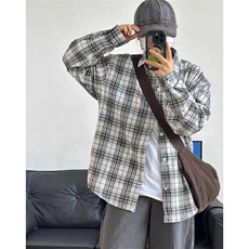 衬衫开衫外搭冷淡系衬衣男长袖美式外套CS322，男装衬衫，星座208-5