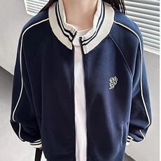 日系立领刺绣松弛感棒球服男女早秋外套宽松休闲学院风W18，男装卫衣，星座1116A（原606A-3）