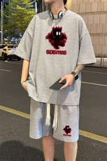 套装！华夫格套装短袖T恤短裤男TZ240-特P38，男装牛仔裤，电商B367