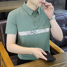 25088-P40夏时尚休闲T恤短袖POLO衫男商务休闲翻领打底衫，男装Polo衫，电商D310B-1