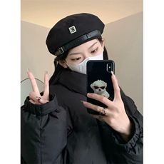 潮牌立领面包服宽松冬季外套男女美式休闲情侣棉衣，男装棉衣，星座506A