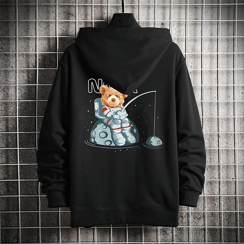 KS21251-P38连帽开衫卫衣男运动外套大码班服网格,男装卫衣,电商A040A