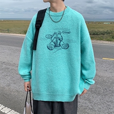 ！2023秋冬新款男士圆领毛衣百搭潮流针织衫毛线M321P45，男装针织衫/毛衣，电商B220
