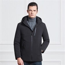 2023新款羽绒服中年男士商务休闲白鸭绒外套上衣SFT81618-P240，男装羽绒服，电商B212（原钱塘6029）