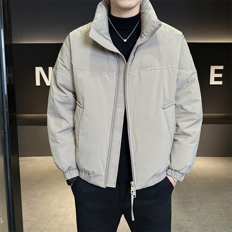 90新标2025冬设计款立领休闲加厚保暖宽松羽绒服外套5971-P295,男装羽绒服,电商A413