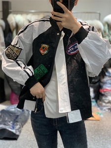2023春季新款时尚欧美风休闲棒球服外套图片