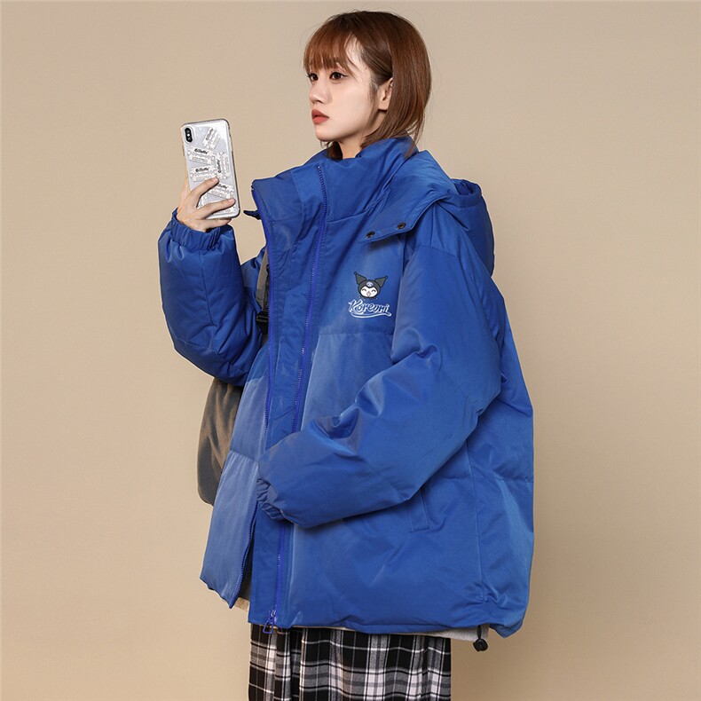 中性风秋冬宽松加厚印花连帽棉衣外套MY6212P115控158,男装棉衣,电商A268