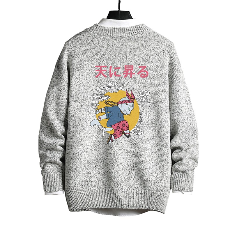 M19012-P45加绒款-P65加厚加绒毛衣男大码毛线衣男针织衫男线衫,男装针织衫/毛衣,电商A040A