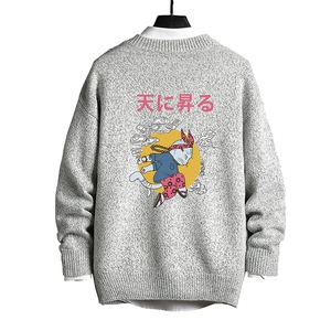 M19012-P45 加绒款-P65 加厚加绒毛衣男大码毛线衣男针织衫男线衫图片