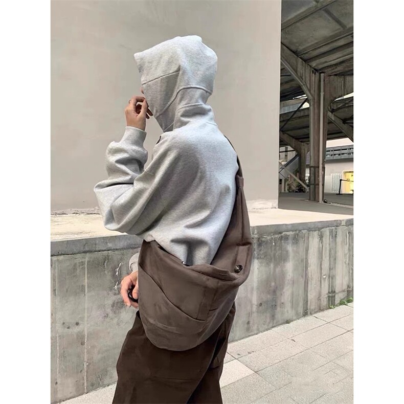 抖音得物高品质二开美式高街重磅结构辑明线纹理连帽卫衣外套W109,女装短外套,电商A486-1