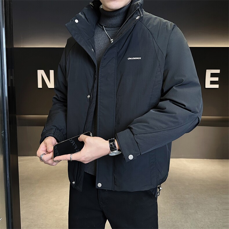 标50短款立领纯色羽绒服男B321-Y7901-P225,男装羽绒服,电商B321-1