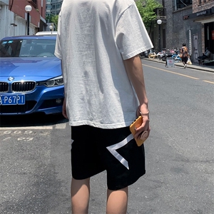 ins大码港风潮流百搭套装短裤短袖T001-K43-P45图片