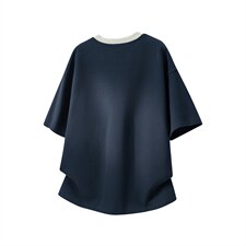 2026美式重磅冰感拼接解构短袖T桖春夏DX2619特P28控59，男装T恤，电商B208