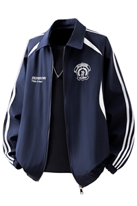 1美式学院风刺绣设计大码M-5XL立体白底棒球服夹克JK78073P79控图片