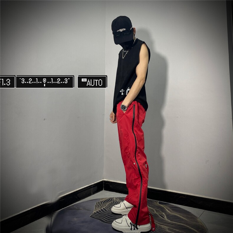 23拉链开叉机能登山冲锋裤男春夏户外工装裤JX313-P55图片