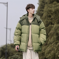 棉服撞色拼接灯芯绒外套男生冬季棉衣情侣装棉袄子M810-P85，男装棉衣，星座308B-2