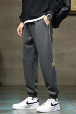 运动卫裤男士秋冬款潮流宽松加厚束脚哈伦长裤D5039-P50/加绒P60，男装休闲裤，星座509