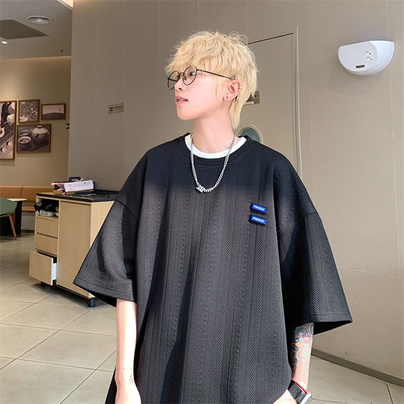 特批P30无差价夏季潮流青少年宽松休闲潮大码上衣男运动T恤T2038,男装T恤,电商A001