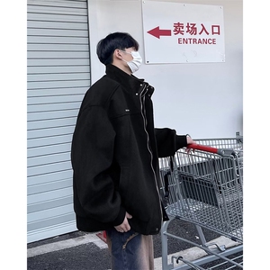 加棉夹克麂皮绒外套男A131-P95图片