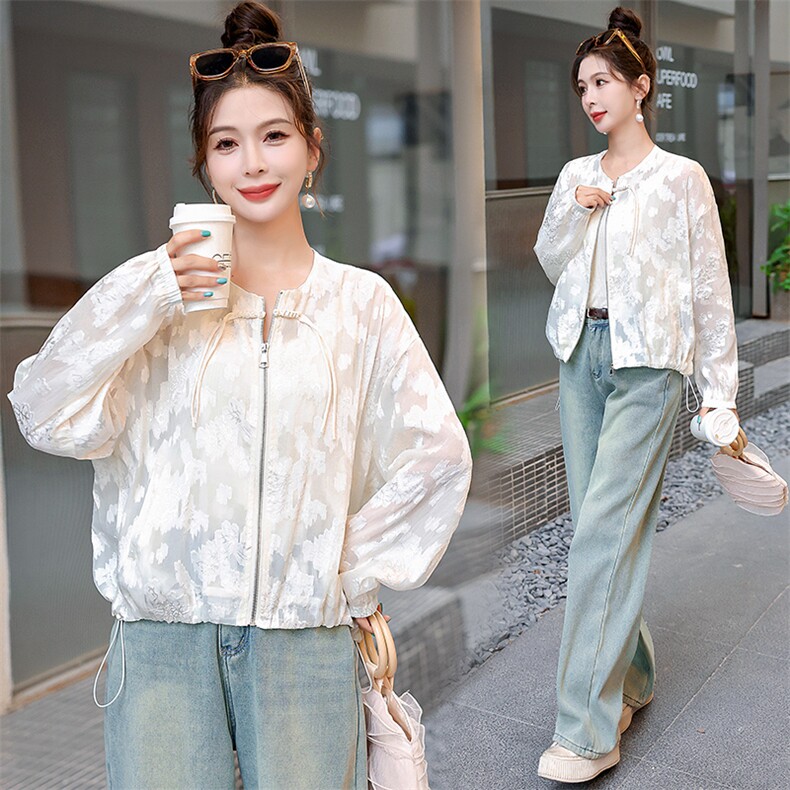 防晒衣。2024夏装新款新中式优雅时尚清爽短外套，女装防晒衣，浙宝281