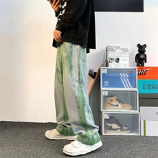 男春季新款宽松百搭直筒牛仔裤WH10P45，男装牛仔裤，星座1116-2