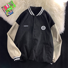 2025春装新款灯芯绒夹克外套上衣运动棒球服D201-DM94-P70，男装夹克，电商D321-1