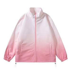 秋季宽松两面穿夹克男渐变立领上衣外套DSA157B-JK7906-P68图片