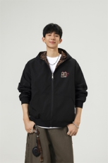 小恶魔印花豹纹连帽大码M-5XL美式夹克男女无影墙JK78121P69控98，男装夹克，星座227-7