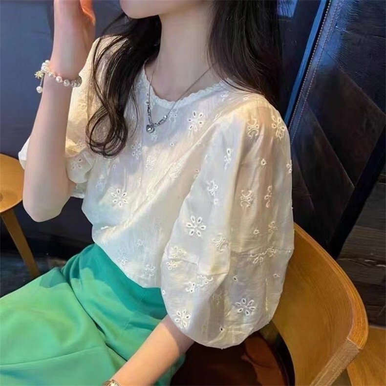 【现货】欧货刺绣小衫，其它，悠奈尔