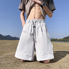 五分裤男女韩版潮流宽松百搭帅气2026夏季ins休闲短裤K6272-P45，男装牛仔裤，星座412-2