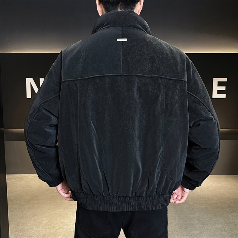 90标立领绒面设计白鸭绒羽绒服潮牌保暖外套YR9100-P309,男装羽绒服,电商D342