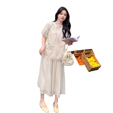夏季半身裙时尚三件套女，女装套装/套裙，浙宝069