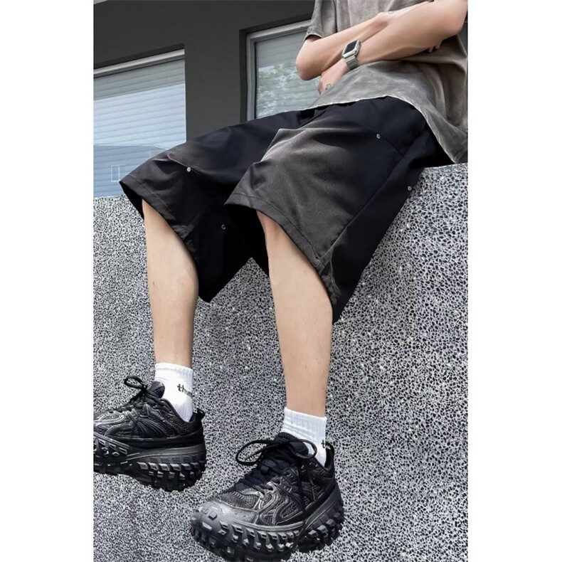 美式工装短裤男夏季薄高街机能潮宽松中裤运动五分裤90511-p30,男装牛仔裤,星座1008