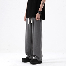 703-K339-P50高品质包边基础款休闲宽松直筒西装裤，男装西服套装，星座703