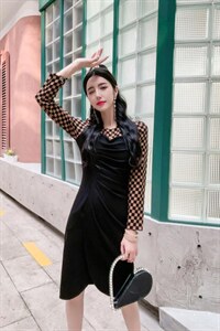 连衣裙,女装连衣裙,一露玛娜